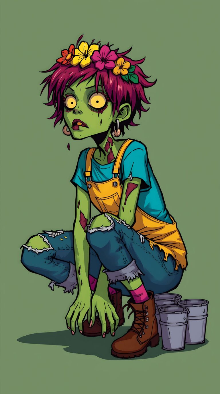 Zombie Gardener Wallpaper