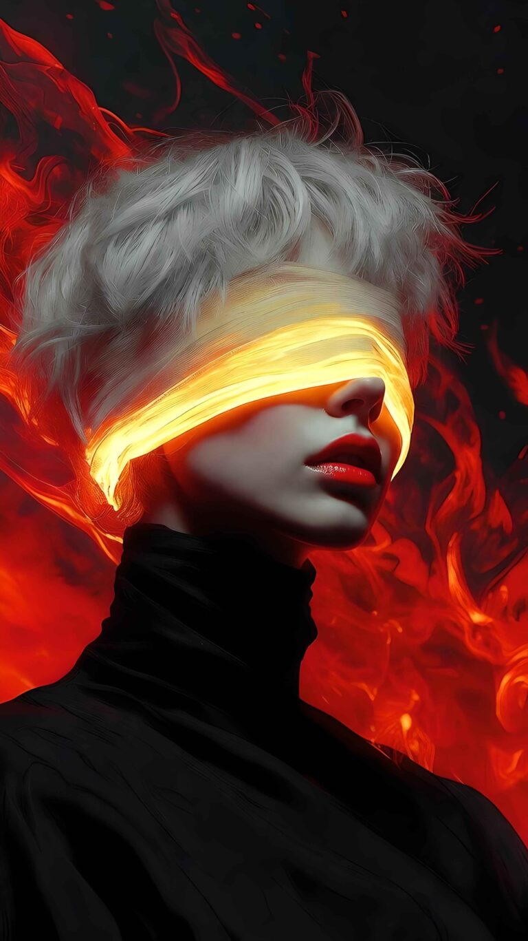 Blind Radiance Wallpaper