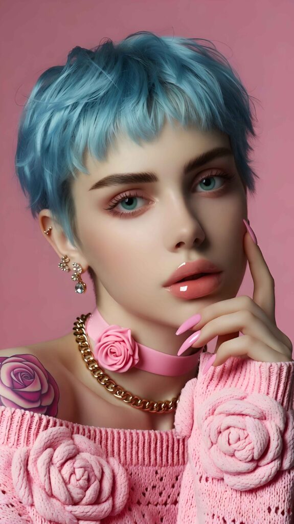 Bloom in Blue 2 Wallpaper