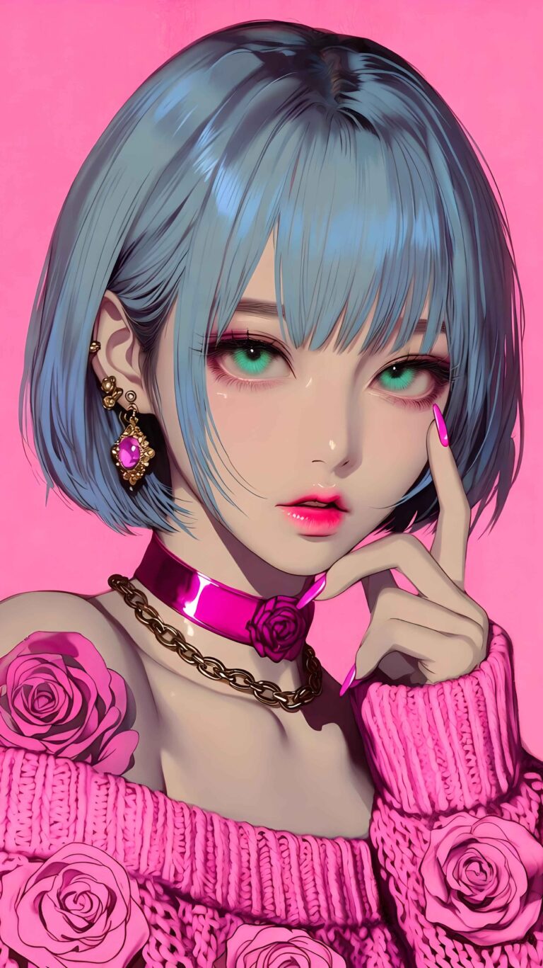 Bloom in Blue Wallpaper