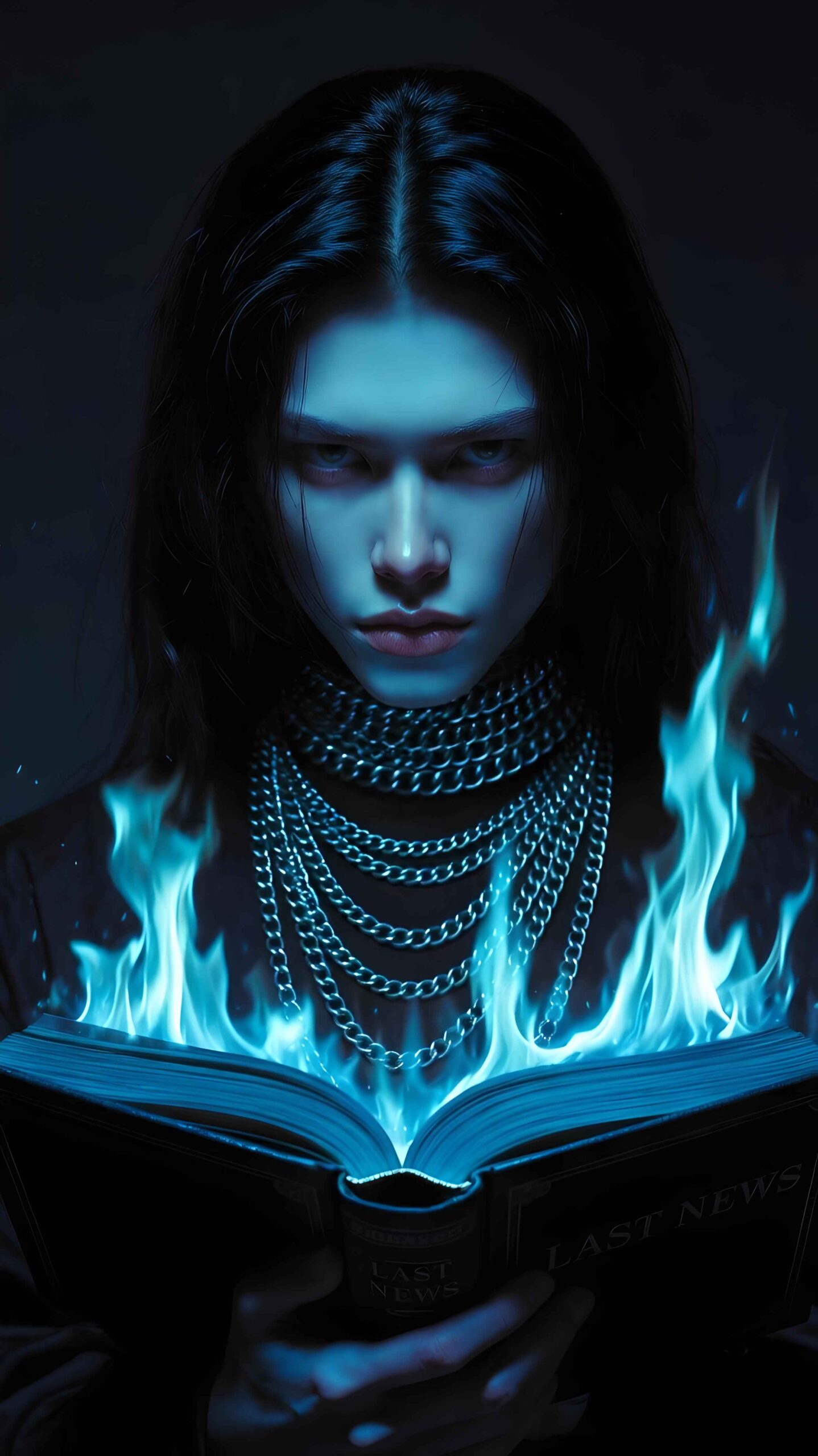 Blue Prophecy Wallpaper