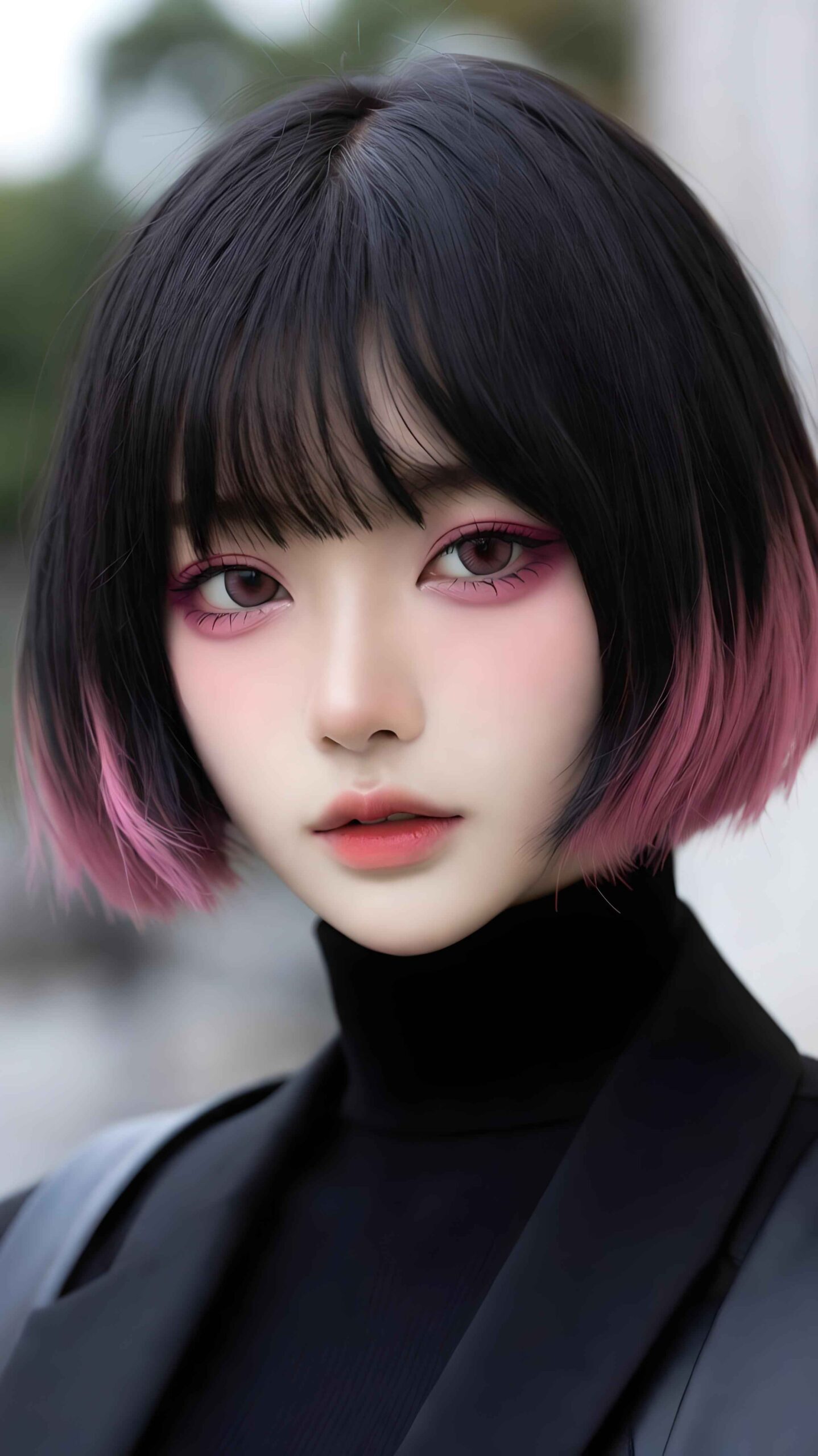 Blush in Contras Wallpaper