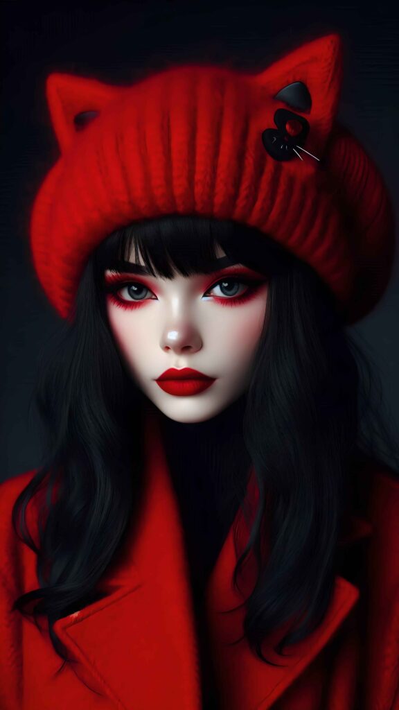 Cat-Eared Silence Wallpaper