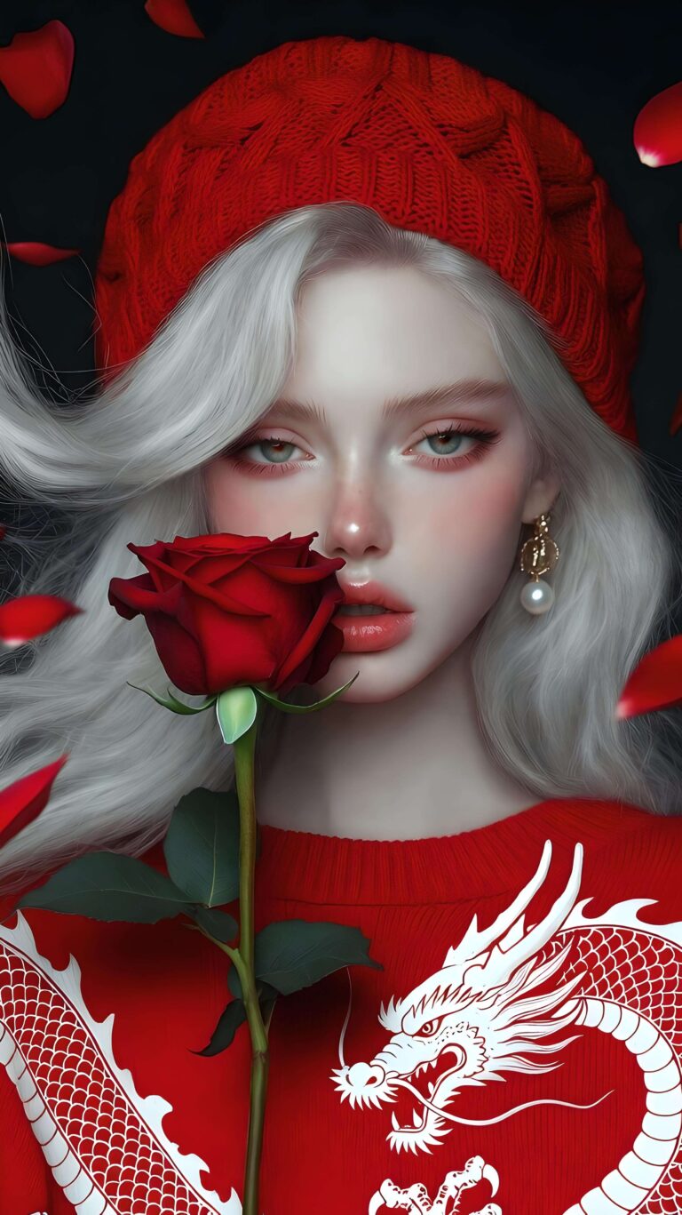 Crimson Bloom 2 Wallpaper