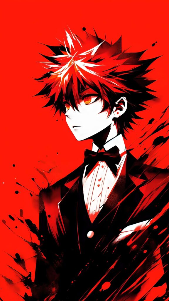 Crimson Focus Wallpaper