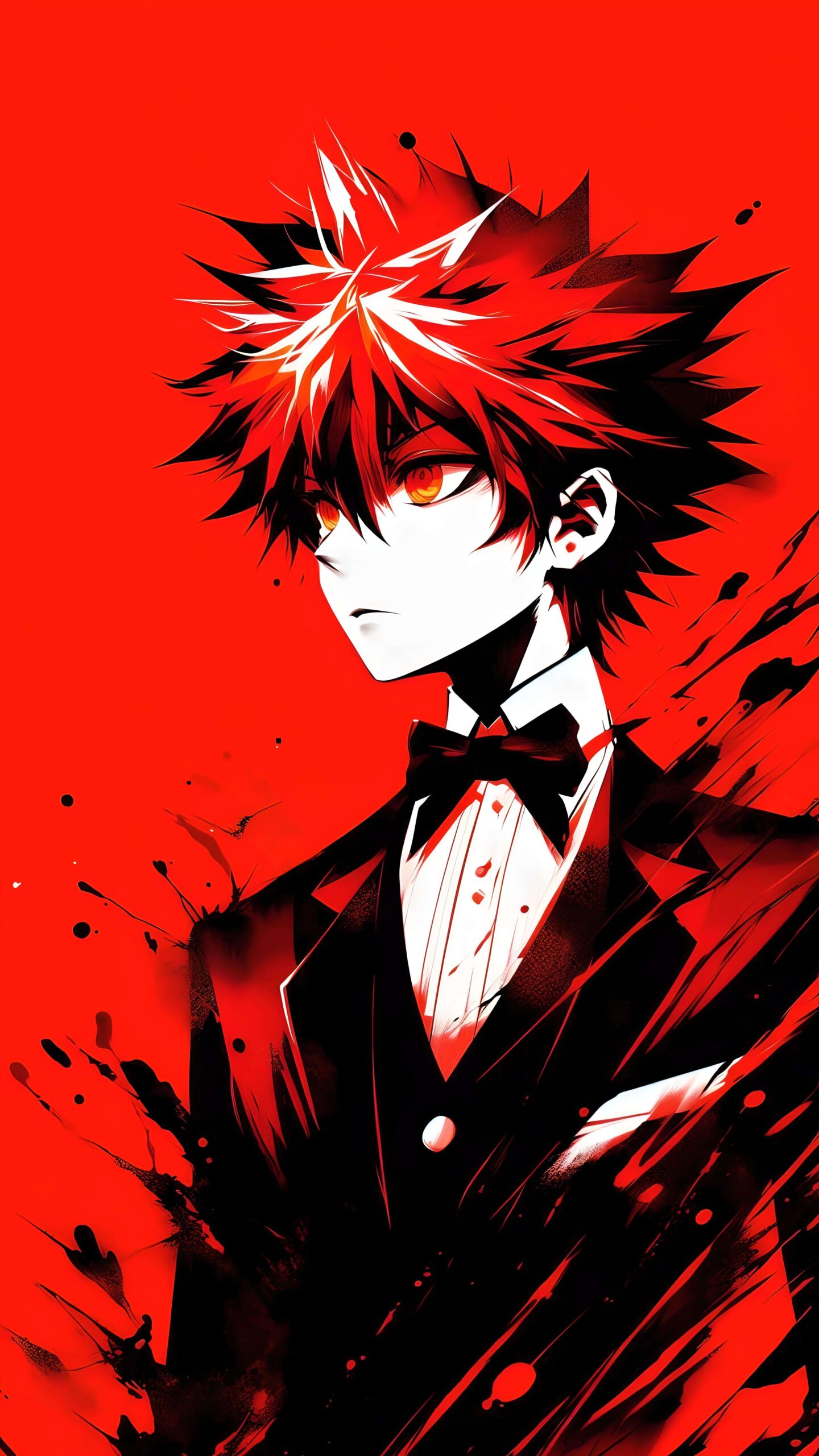 Crimson Focus Wallpaper