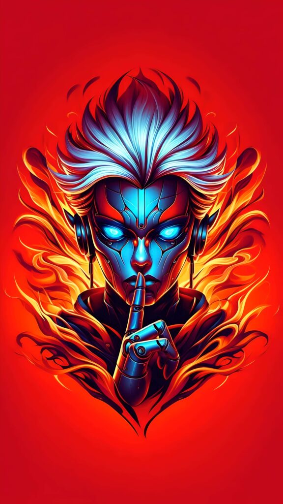 Cyborg Silence Wallpaper