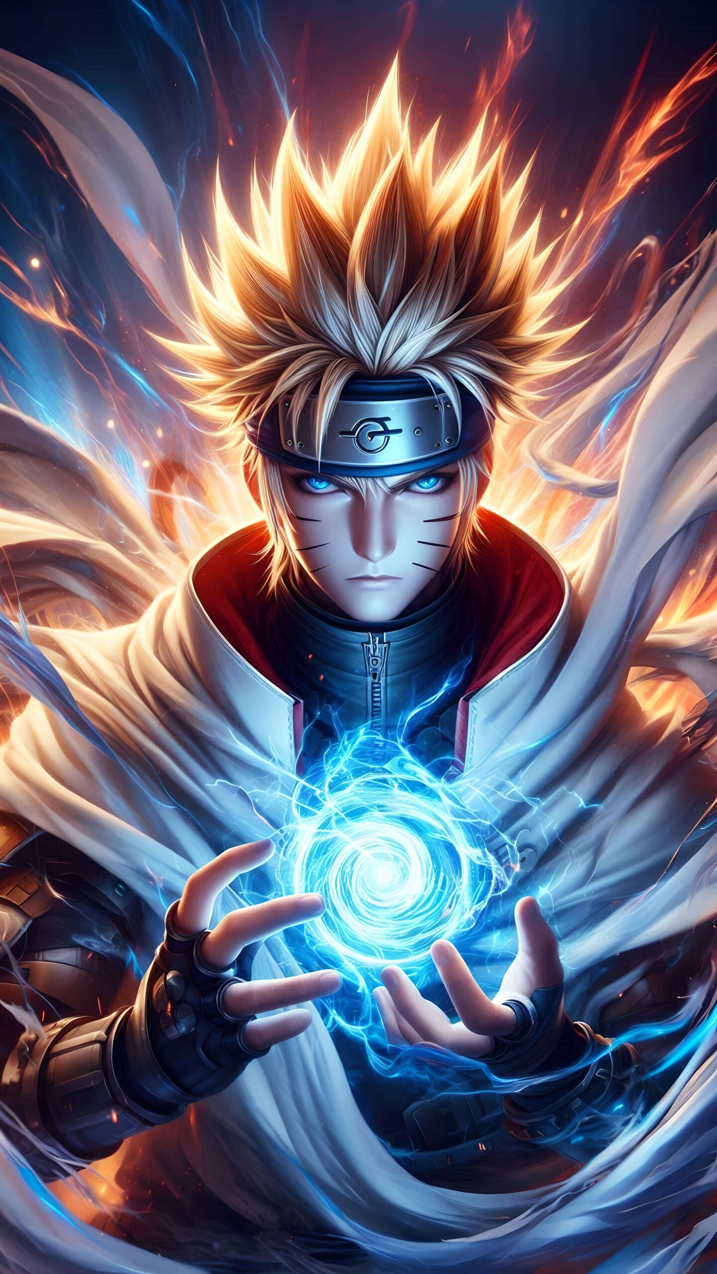 Flame of the Leaf Wallpaper