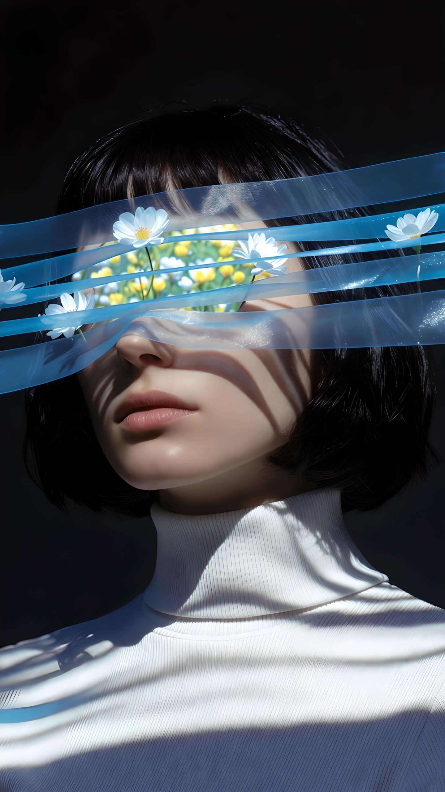 Floral Veil Wallpaper