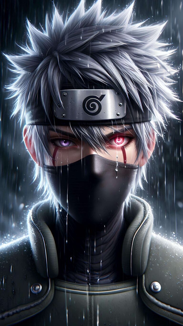 Kakashi’s Silent Vigil Wallpaper